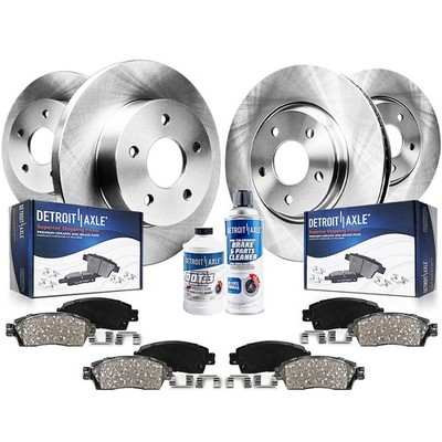 Front & Rear Brake Pads Rotors for 2009-2019 Ford Flex