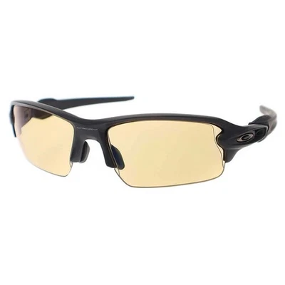 Lunettes de soleil sport Oakley Flak 2.0 OO9271-2261 noires 61-12 133 avec étui - Photo 1/4