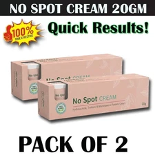 NO SPOT CREAM 20GM x2 Face Brightening Dark Spot Korean Skin Care NEW!