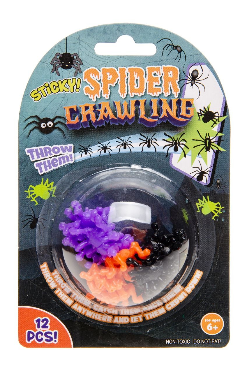 Lg-Imports Packof12pieceshalloweenstickyspidercrawling - White - Image 2