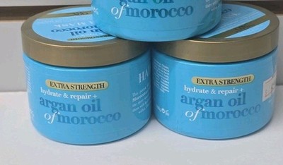 OGX Extra Strength Hair Mask Argan Oil of Morocco Hydrolyzed Keratin 168g 2 pk