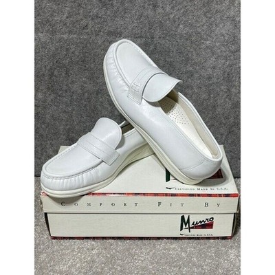 Vintage 80s 90s Munro Comfort Loafers Size 12 Orthopedic Classic Uniform Nurse 