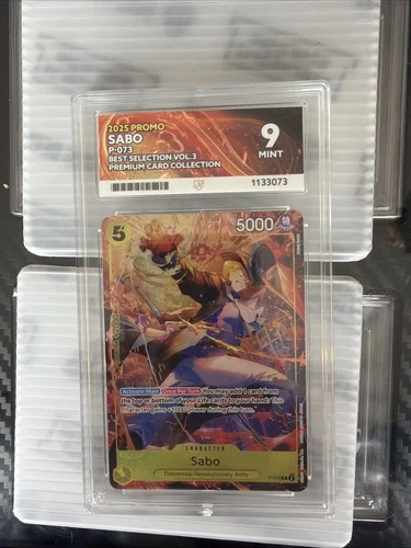 2025 Promo Sabo P-073 Best Selection Vol. 3 Premium Card Collection Ace 9 Mint