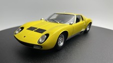 Kyosho 1/18 Lamborghini Miura SV Yellow Diecast Full Open Model Car Original Box