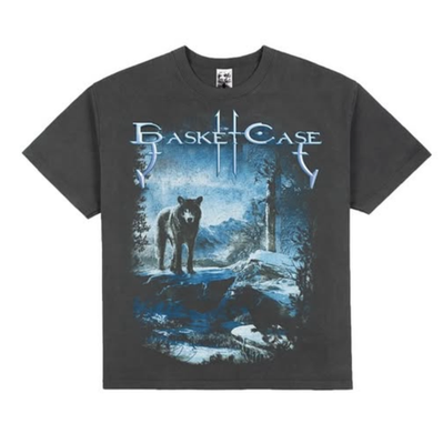 NEW Basketcase Gallery JOHN 1:17 T-Shirt Tee Black Mens Size Large 
