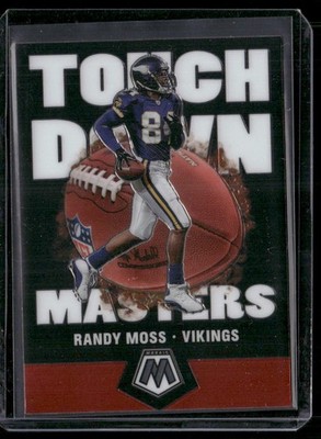 2020 Panini Mosaic #TM16 Randy Moss Touchdown Masters Prizm