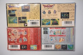 Famicom Dragon Quest Warrior I II III IV 1 2 3 4 boxed Japan FC games US Seller