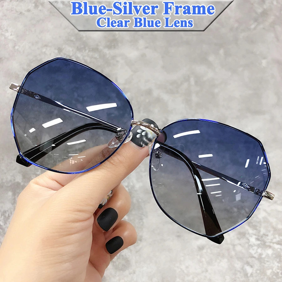 Sunglasses Women Men New Luxury Brand Design Retro Oval Alloy Travel Drive Frame image 7
