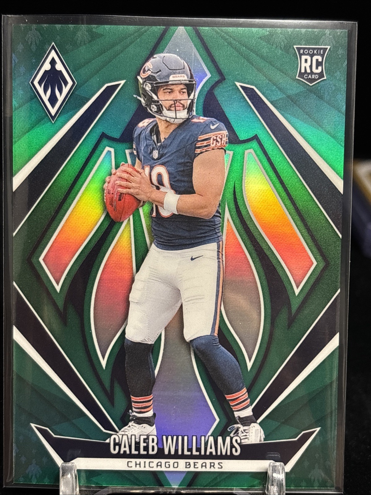 2024 Phoenix Green # 151 Caleb Williams Rookie Card Numbered 10/25