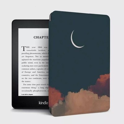 Cover For Amazon Kindle, Paperwhite - Sky, Moon Design
