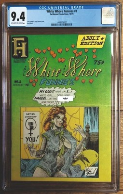 White Whore Funnies #1 1975 Underground Comix  CGC 9.4 1444873002