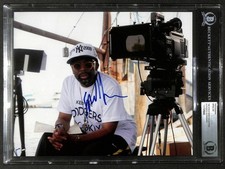 Spike Lee Signed 8x10 Photo Beckett Slab