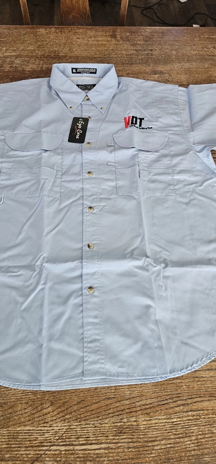 National Oilwell Varco NOV Shirt Mens xl Blue Short Sleeve Fishing Shirt VDT
Opens in a new window o