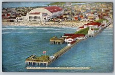 Auditorium & Convention Hall, Atlantic City, NJ linen Postcard