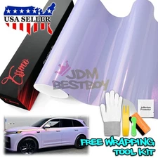 ESSMO PET Galaxy Dust Gloss Platinum Red Auto Car Vinyl Wrap Decal Sticker