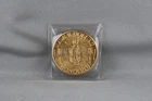 Hawaiian Tourist Coin - 1970s Diamond Head Beach - Gold Coloured Coin