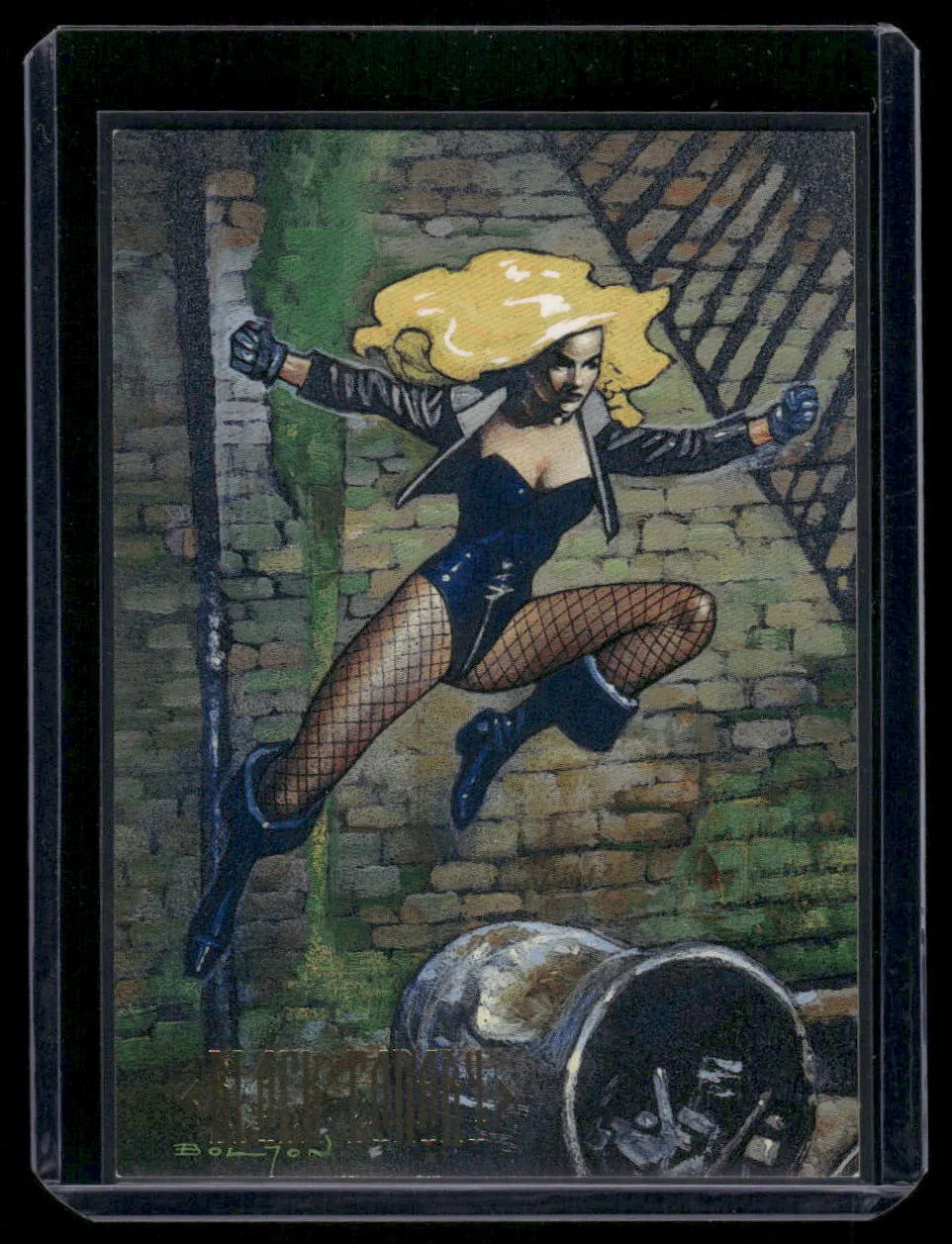 1994 SkyBox DC Master Series Black Canary #87