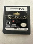 Nostalgia Nintendo DS 2009 Authentic Cartridge Only - TESTED