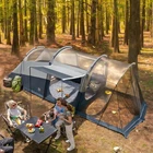 8 Person Camping Tent Screen Room Double Layer Waterproof Weather Resistant Tunn