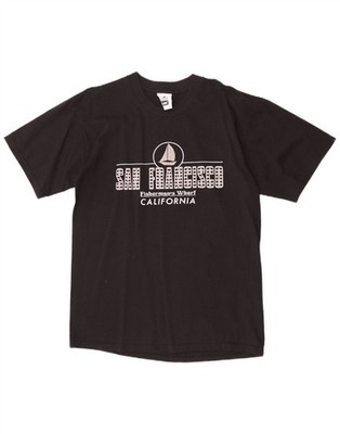 Lee Herren San Francisco Grafik T-Shirt Oberteil Large schwarz YI08