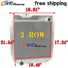 3ROW Aluminum Cooling Radiator For 1964-1966 Ford Mustang Falcon Comet V8 AT
