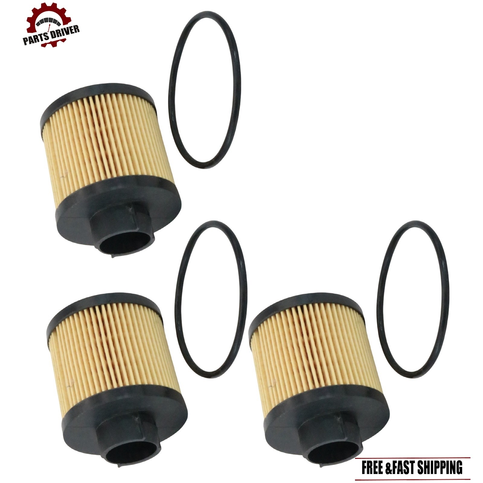 3Pcs Oil Filter Fits Lamborghini Gallardo Spyder Coupe Superleggera SE Base Nera