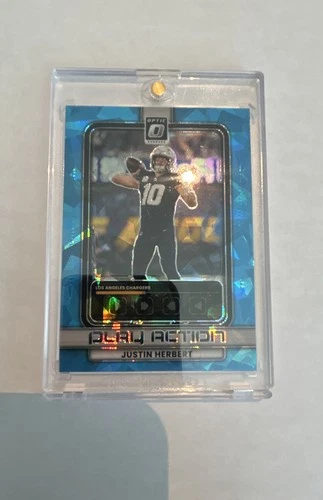 2025 Donruss Optic Justin Herbert Ice (RAW)