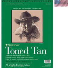Acid-Free Toned Sketch Paper Pad 11x14 - Perfect for Various Art Media