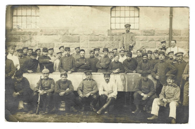 Cannstatt near Stuttgart, WW1 riding hall barracks Roman castle 1914 RARE