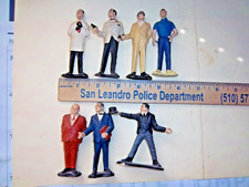 Lot of 7 1965 AC Gilbert James Bond 007 Figures Dr No Goldfinger Bond Plus