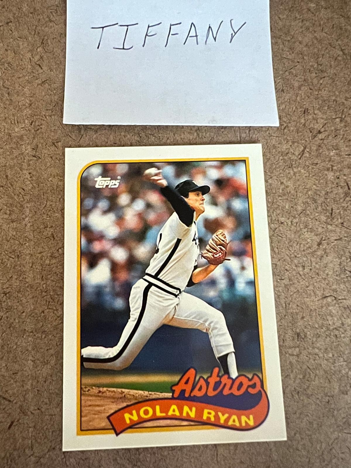 1989 Topps #530 Nolan Ryan Collector's Edition (Tiffany)