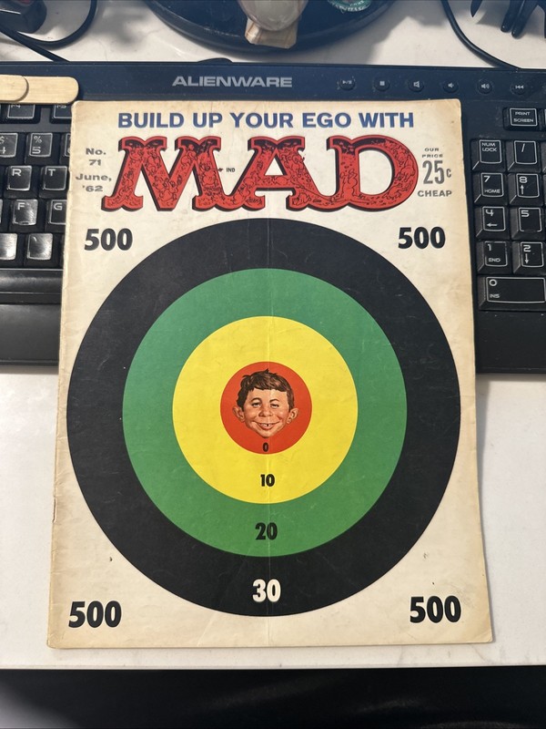 VINTAGE MAD MAGAZINE #71 JUNE 1962 ELVIS DICK CLARK SPY vs SPY RUSSIA GUIDE