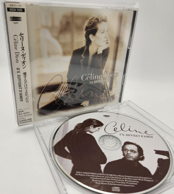 CELINE DION S'il Suffisait D'aimer Japan CD ESCA 7425 w/OBI 12tracks 1999 Rare