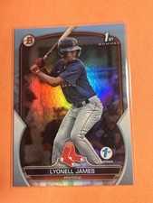 2023 Bowman 1st Edition - Lyonell James #BPPF-118 Sky Blue Foil (RC) RED SOX
