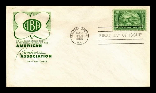 US COVER AMERICAN BANKERS ASSOCIATION FDC SCOTT 987 HOUSE OF FARNAM CACHET