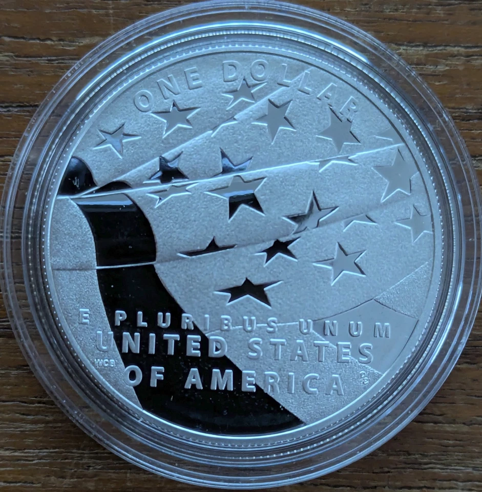 2012-P US Mint Star-Spangled Banner Commemorative Silver Dollar Proof OGP/COA - Image 3 of 4
