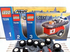 3 LEGO CITY/TOWN SETS - 4432 7239 60253 - ALL 100% COMPLETE, PREOWNED