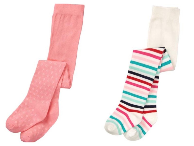 NWT Gymboree Striped Pointelle Baby Girls Tights Arctic Pals Hello Yellow