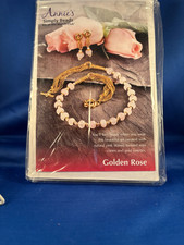 Annie  s Simply Beads Golden Rose jewelry kit BD057