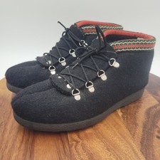 Nye Nesna Wool Felted Winter Boots Unisex EU 41 Black Winter Norway