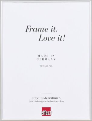 Effect Bilderrahmen Aluminium Serie 1 Antireflexglas silber 21 x 28 cm