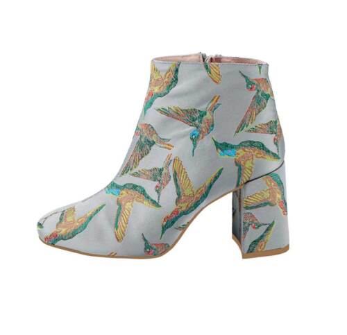 Heine Damen Stiefelette, grau-bunt - Bild 2 von 4