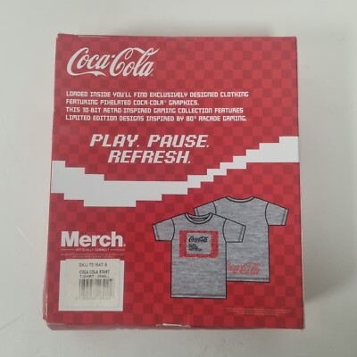 Coca Cola Start T-Shirt Small Grey Ex-Display
