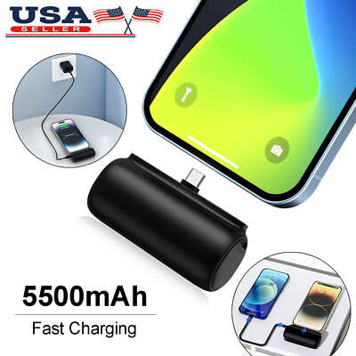 Type-C Power Bank 5500mAH Portable External Battery Charger For Samsung/Android