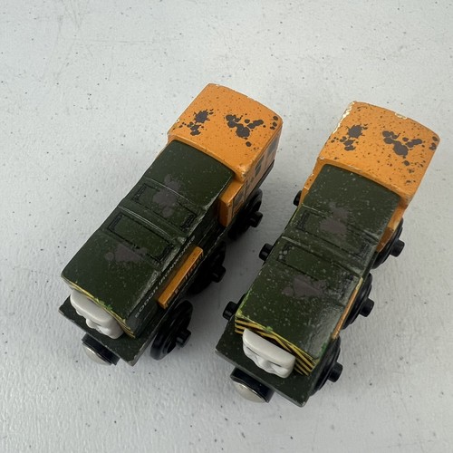 Thomas & Friends Wooden Railway Train Tank Engine Oil Dirty Iron Arry & Bert Lot - Picture 2 of 5