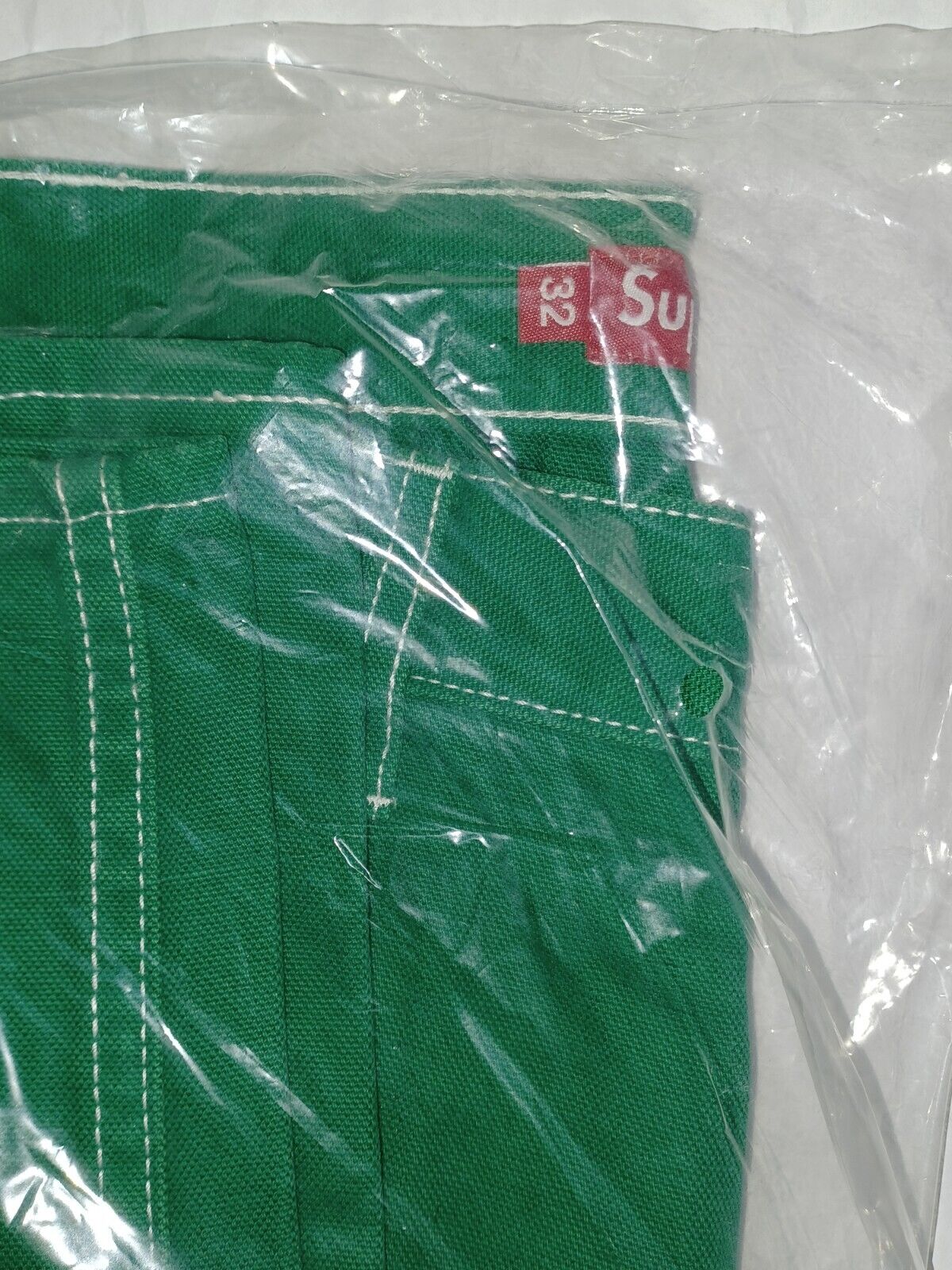 Size   Supreme Double Knee Canvas Painter Pant GreenSS   eBay