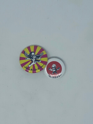 Auth Chrome Hearts Novelty FOTI pins. Made in the USA for Japan