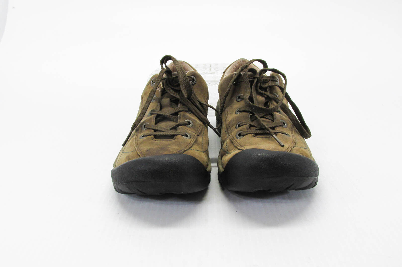 Scarpe da donna Keen Toyah taglia 8M marroni escursionismo Oxford atletica trail usate vq