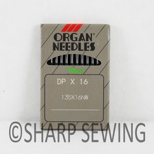 10 ORGAN 135X17 21 LEATHER POINT NEEDLES 135X16 DPX16 135X16NW