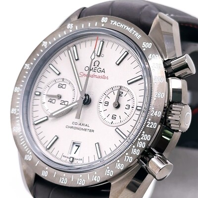 Omega DARK SIDE GREY SIDE OF THE MOON CO AXIAL CHRONOGRAPH 44.25MM-New! Box/Card